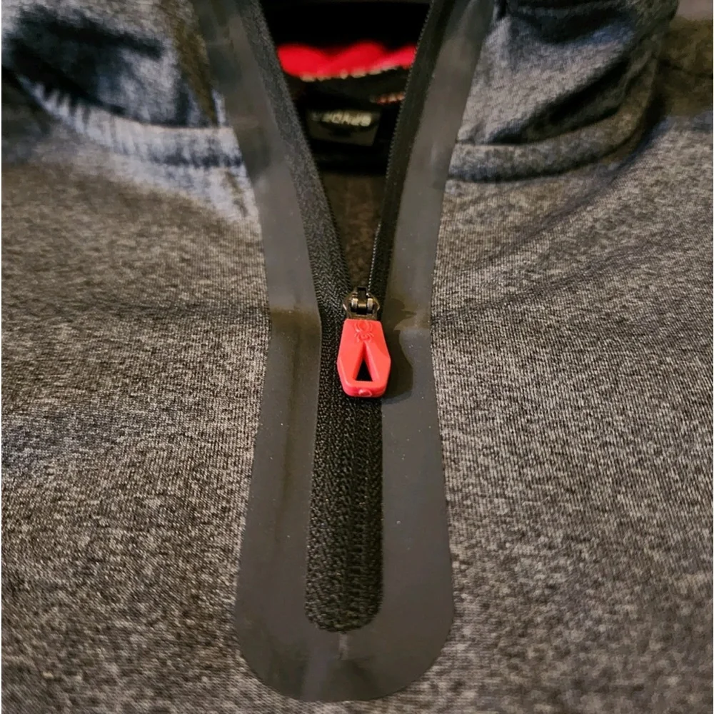 Spyder 1/4 Zip LS Tech Color Blocked Stretch Quick Dry Active Top - Picture 5 of 9